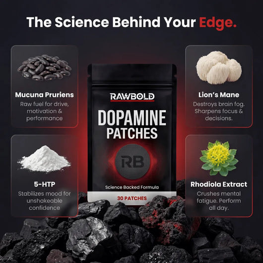 RawBold Dopamine Patch — Focus, Energy, Libido & Confidence
